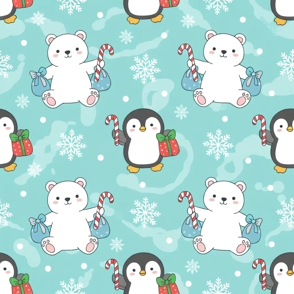 Penguin Candy Cane
